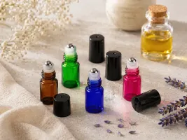 Mini Roll-On-Flasche, 3 ml color – 4 Farben